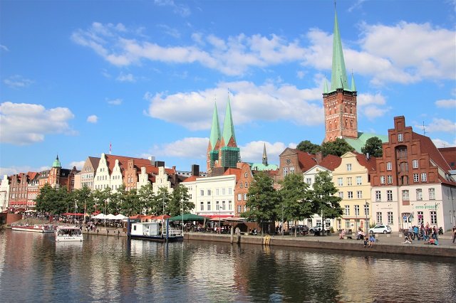 Lübeck Panorama Untertrave