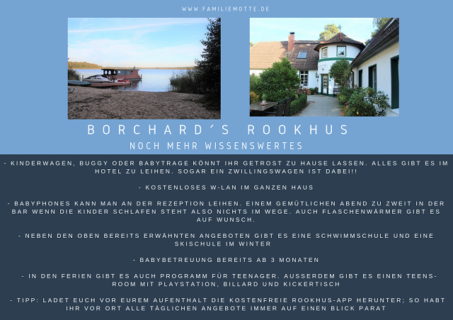 Borchard´s Rookhus familotel Mecklenburgische-Seenplatte Nützliches